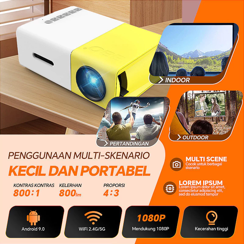 Nikmati Pengalaman Sinema di Rumah dengan Mini Proyektor sebagai Solusi Praktis dan Ekonomis untuk Hiburan Keluarga